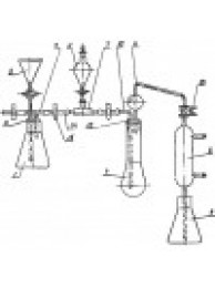 Аппарат для отгонки аммиака при определении белка молока АБМ (ГФ 2.784.223) (1198)