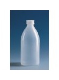 Бутылка узкогорлая круглая, 10 мл, пластиковая PE-LD, с завинчивающейся крышкой PE-LD (138093) (Vitlab)